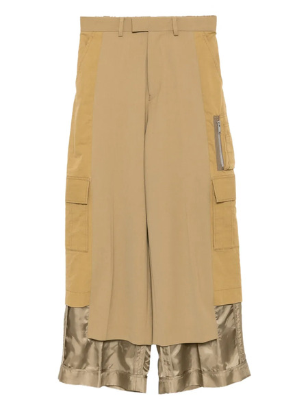  Undercover Wool-blended Trousers - Brown 