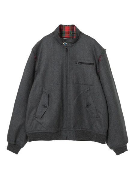  Undercover Wool Bomber Jacket - Grey 