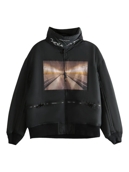  Undercover Zipped Graphic-print Jacket - Black 