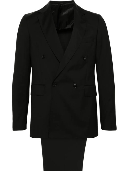  Ungaro Double-breasted Wool Suit - Black 
