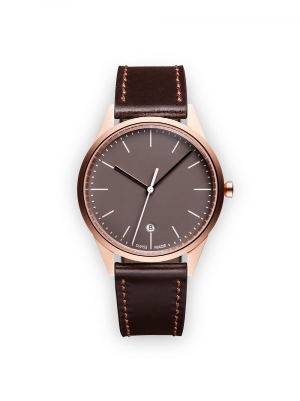  Uniform Wares C36 Date Watch - Brown 