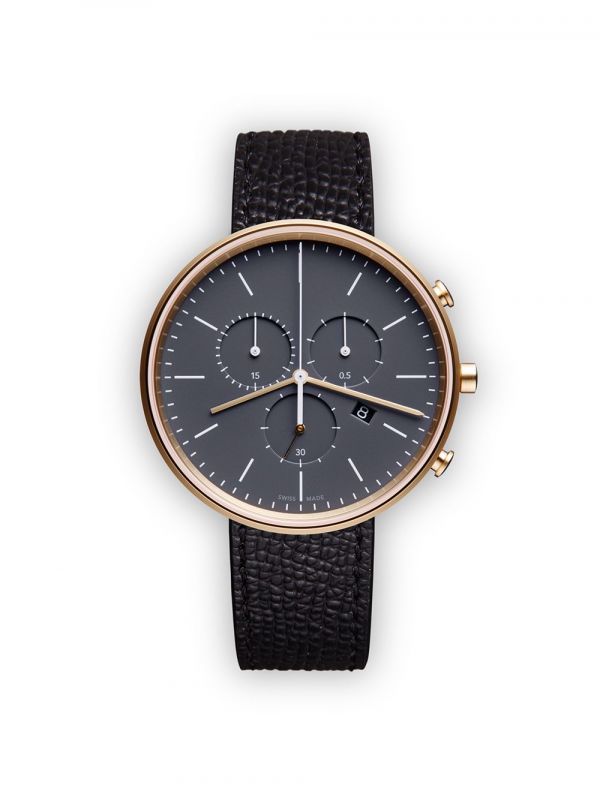  Uniform Wares M40 Chronograph Watch - Black 