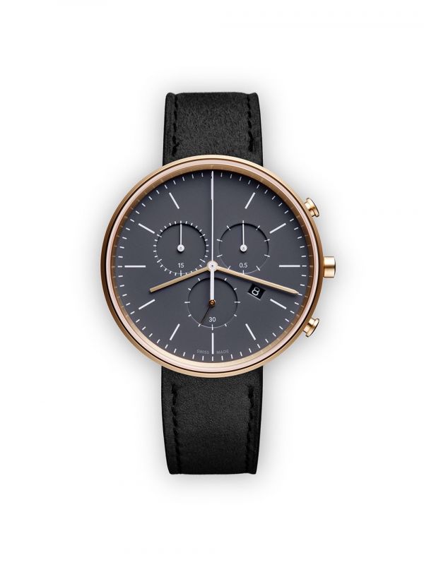  Uniform Wares M40 Chronograph Watch - Metallic 