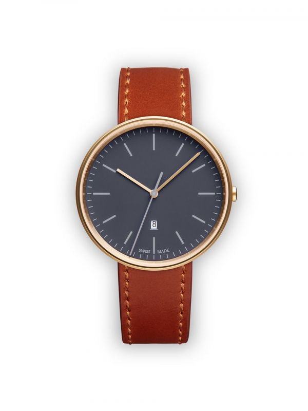  Uniform Wares M38 Date Watch - Brown 