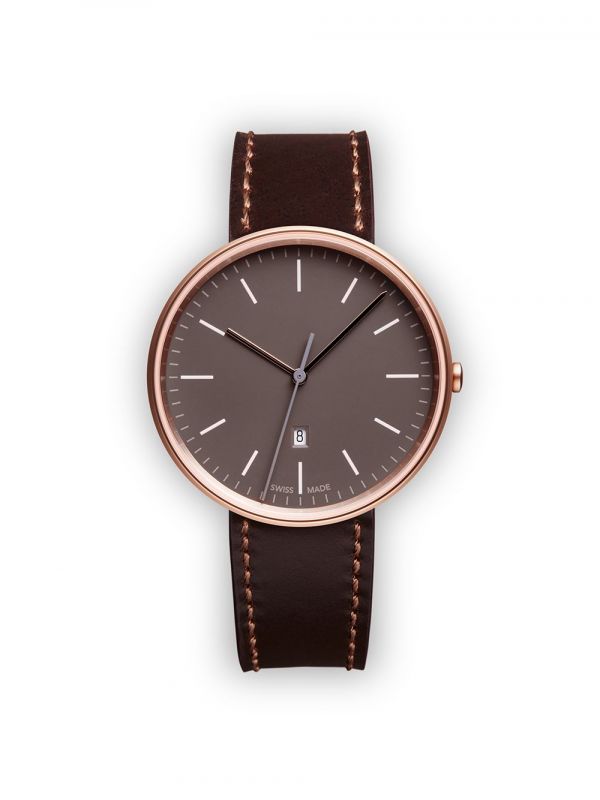  Uniform Wares M38 Date Watch - Brown 