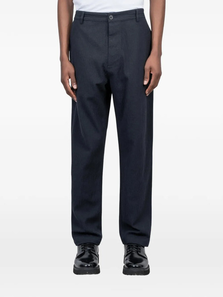  Universal Works Buttoned Chino Trousers - Blue 