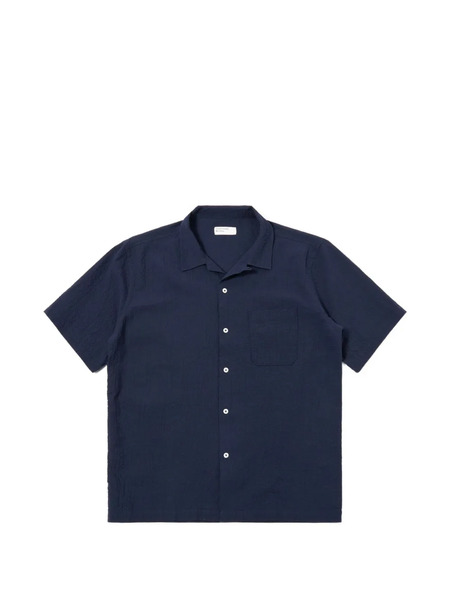  Universal Works Chest-pocket Short-sleeve Shirt - Blue 