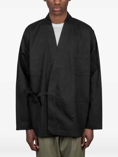  Universal Works Wrap-front Kimono - Black 