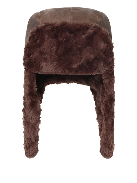  Unreal Fur Amelia Shearling Hat - Brown 