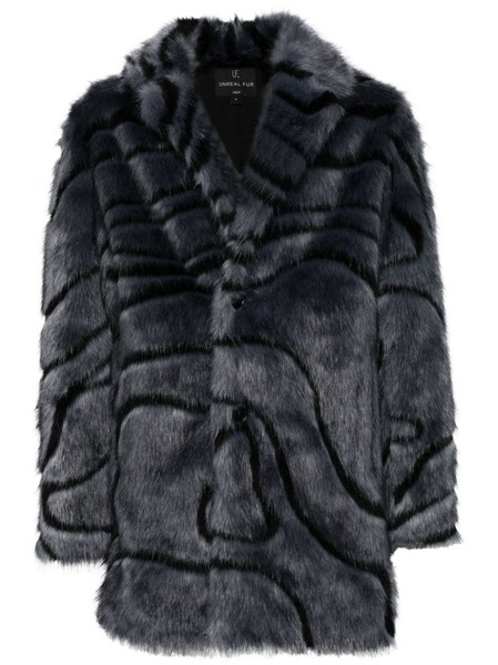  Unreal Fur Delta Coat - Blue 