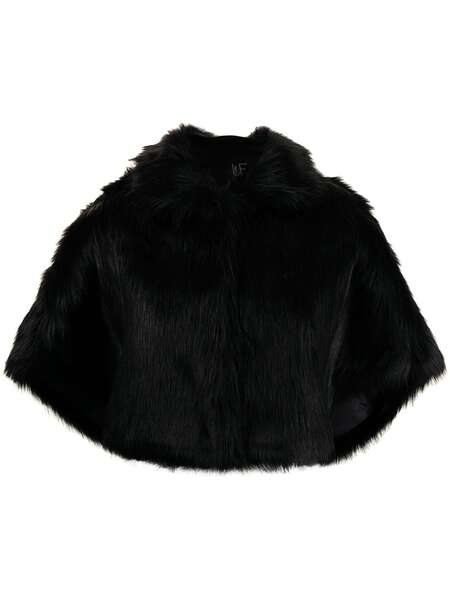  Unreal Fur Nord Faux-fur Cropped Cape - Black 