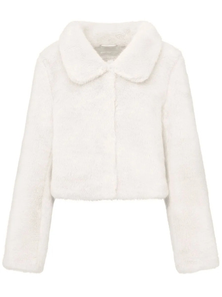  Unreal Fur Triage Cropped Faux-fur Jacket - White 