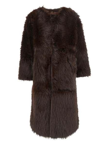  Urbancode Faux-fur Coat - Brown 