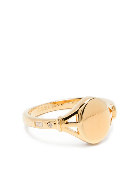  V Jewellery Tilly Signet Pinky Ring - Gold 