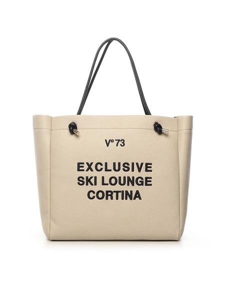  V°73 Cortina Knot-detail Tote Bag - Neutrals 