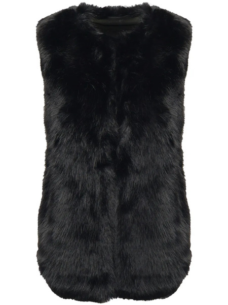  V°73 Faux-fur Gilet - Black 
