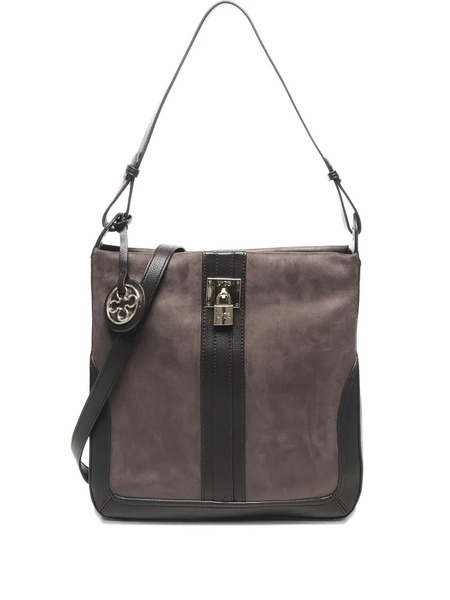  V°73 Lock-detail Shoulder Bag - Grey 