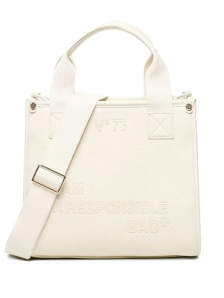  V°73 Logo-engraved Tote Bag - Neutrals 