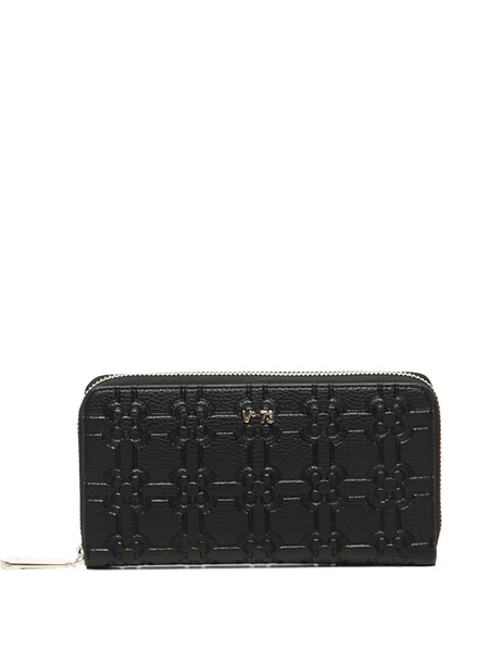  V°73 Logo-lettering Wallet - Black 