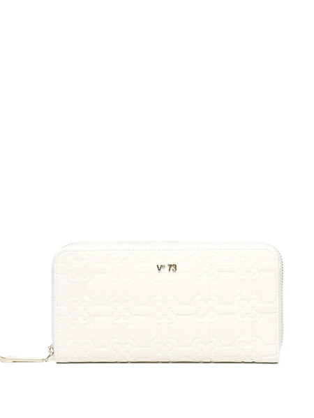  V°73 Logo-lettering Wallet - White 