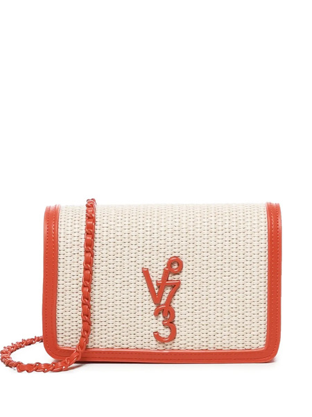  V°73 Logo-plaque Satchel Bag - Neutrals 