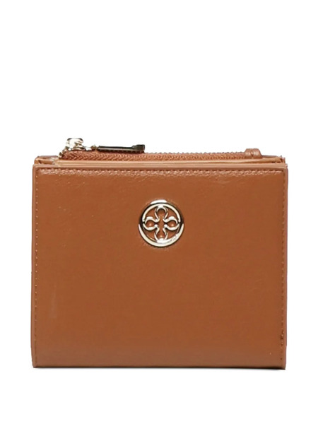  V°73 Logo-plaque Wallet - Brown 