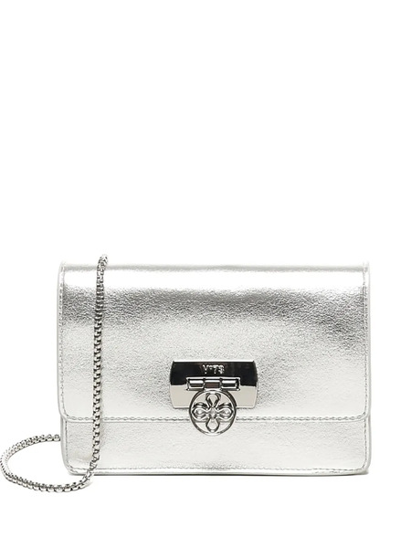 V°73 Metallic Effect Chain Shoulder Bag - Grey 