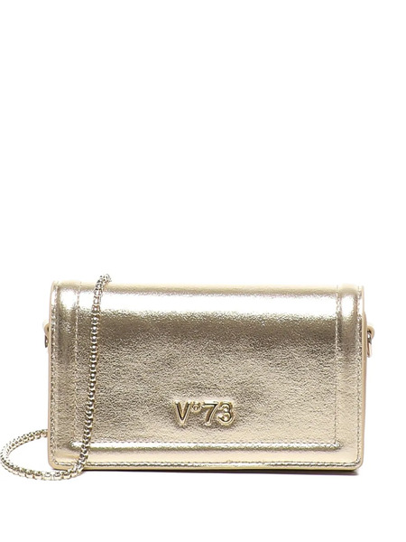  V°73 Metallic-effect Chain Shoulder Bag - Neutrals 