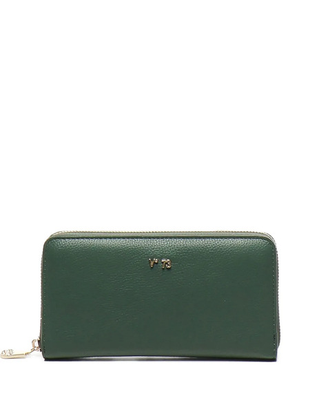  V°73 Zip-around Leather Wallet - Green 