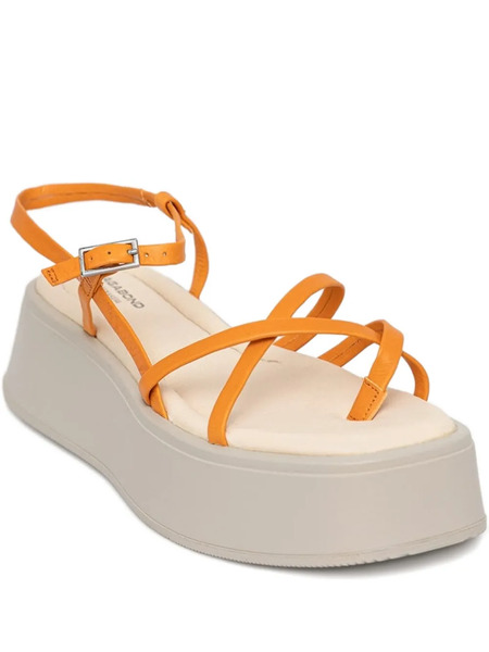  Vagabond Criss-cross Strappy Platform Sandals - Orange 