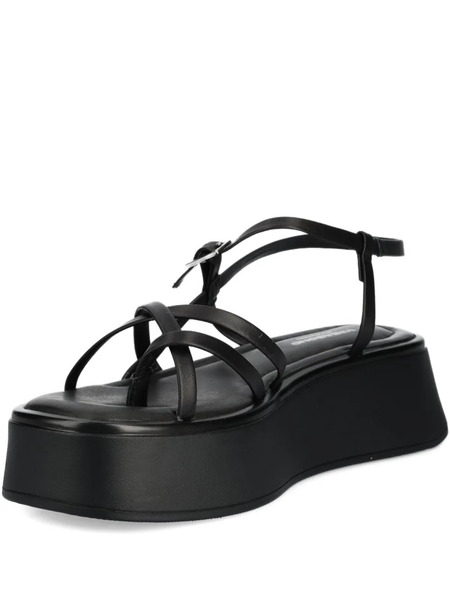  Vagabond Crossover Platform Sandals - Black 