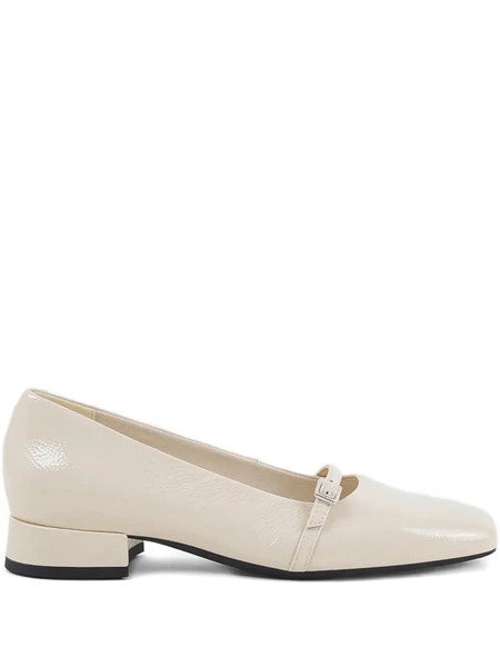  Vagabond Debbi Buckle Square-toe Pumps - Neutrals 
