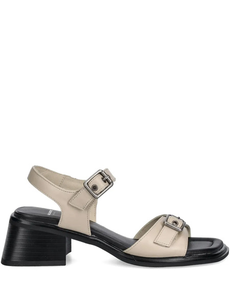  Vagabond Ines Buckle-detail Block-heel Sandals - Neutrals 