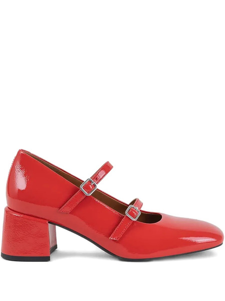  Vagabond 55mm Adison Double-buckle Block-heel Pumps - Red 
