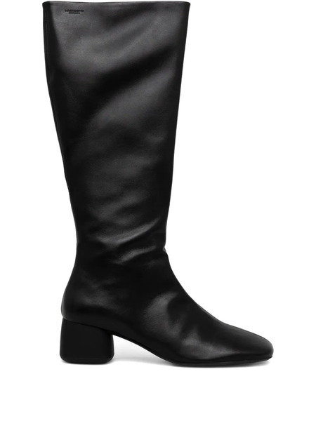  Vagabond 50mm Block-heel Leather Boots - Black 