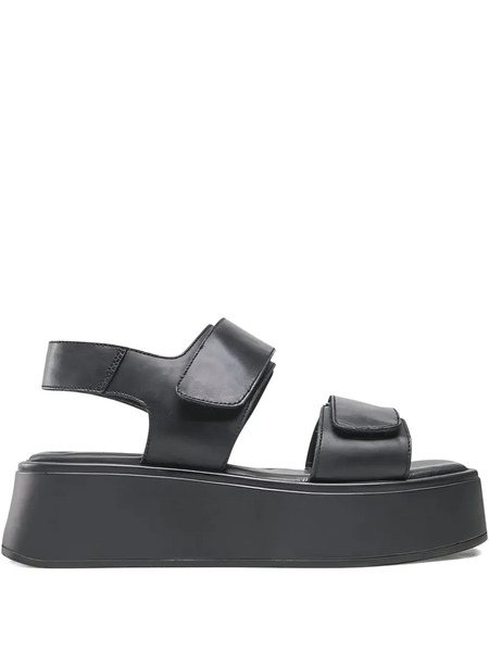  Vagabond 50mm Courtney Double-strap Platform Sandals - Black 