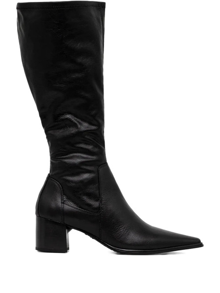  Vagabond Pointed-toe Knee-high Boots - Black 