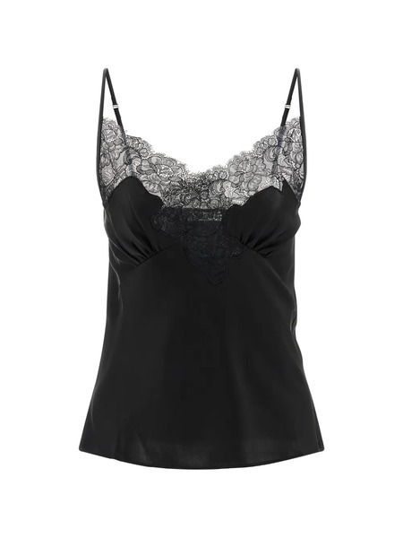  Vaillant Studio Lace-detail Top - Black 