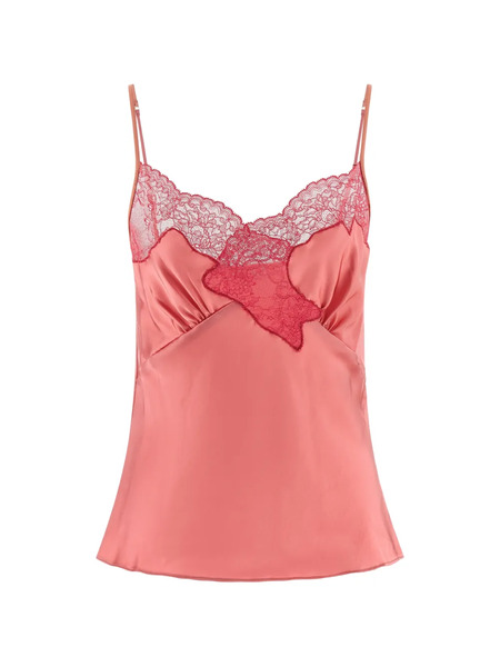  Vaillant Studio Lace-detail Top - Pink 
