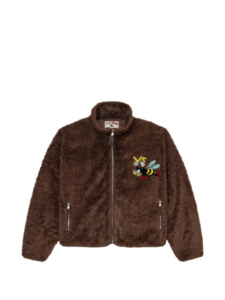  Vale Lenny Fleece Zip-up Sweatshirt - Brown 