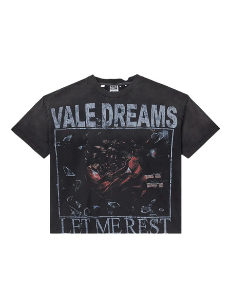 Vale Red Dress T-shirt - Black 