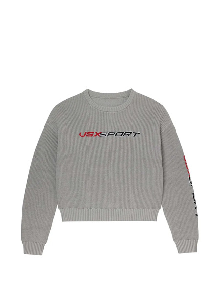  Vale Ribbed Knit Pullover - Grey 