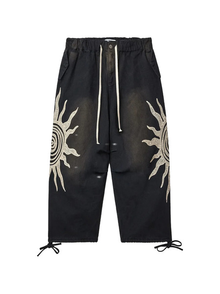  Vale Sun Graphic Trousers - Black 