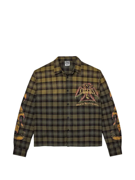  Vale Tartan Graphic Flannel - Green 