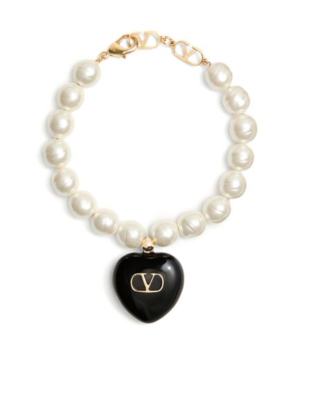  Valentino Garavani Coeur Royal Bracelet - Neutrals 