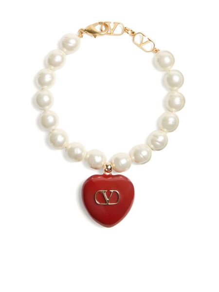  Valentino Garavani Coeur Royal Bracelet - Neutrals 