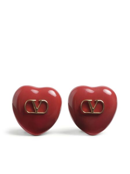  Valentino Garavani Coeur Royal Earrings - Gold 