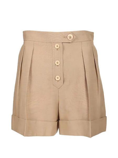  Valentino Garavani Cuffed Shorts - Neutrals 