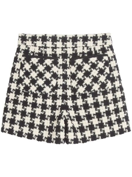  Valentino Garavani Damier Light Tweed Shorts - Neutrals 