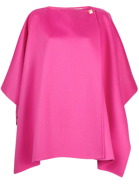  Valentino Garavani Draped Button Cape - Pink 